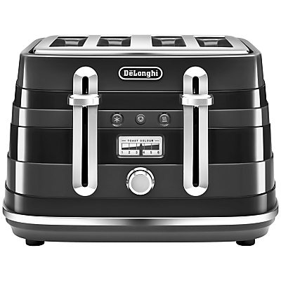De'Longhi Avvolta 4-Slice Toaster Black De'Longhi Avvolta 4-Slice Toaster Black